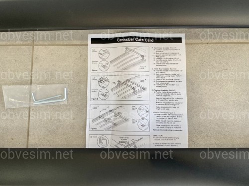 Поперечины на рейлинги Lexus GX 460 2009-2021 алюминий 2шт.