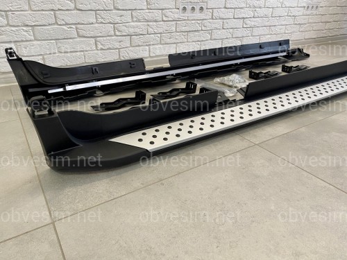 Пороги боковые OEM подножки BMW X3 F25 2011-2017 2шт.