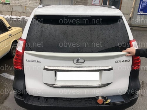 Спойлер ПОД стекло Lexus GX 460 10- / Toyota Land Cruiser Prado 150 2009- под покраску