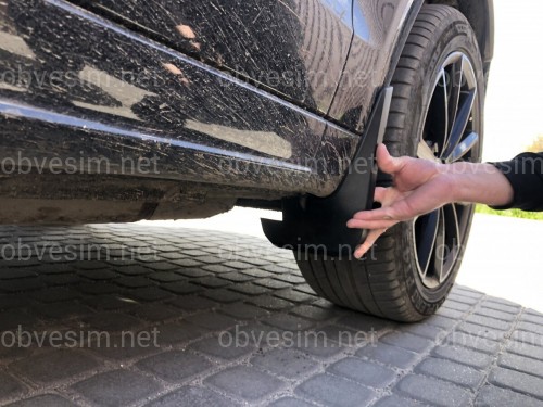 Брызговики Audi Q5 2009-2016 для авто в обвесе S-Line/SQ5 комплект 4 шт.