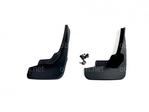 Брызговики передние Mercedes Benz ML 164 2005-2011 без порога, комплект 2 шт.