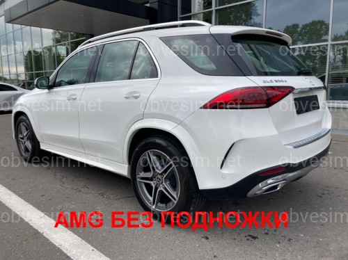 Брызговики Mercedes Benz GLE V167 2019+ В AMG БЕЗ ПОДНОЖЕК комплект 4 шт.