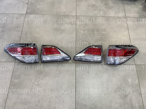 Задние фонари  рестайлинговые Lexus Rx 2009-2015 4шт