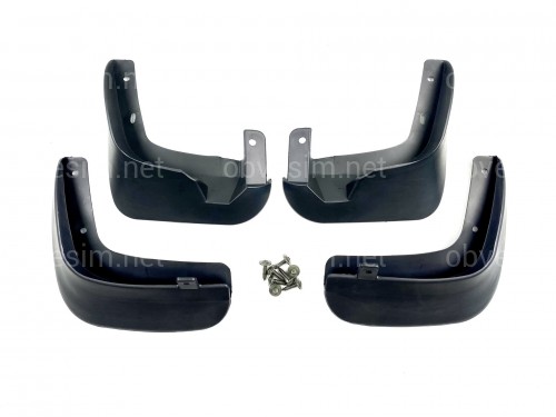 Брызговики Chevrolet Aveo T250 2006-2012 Sedan комплект 4 шт.