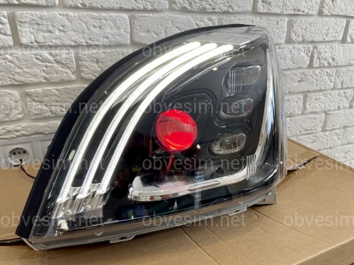 Фары Full LED Toyota Land Cruiser Prado 120 2003-2009 Maybach style