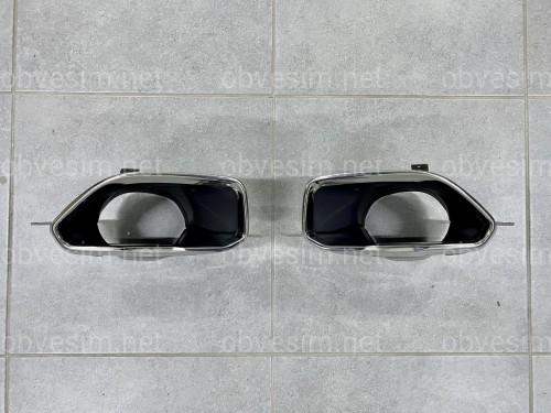 Насадки на выхлопные трубы M Perfomance BMW G20 G21 G22 G23 G26 G42 хром