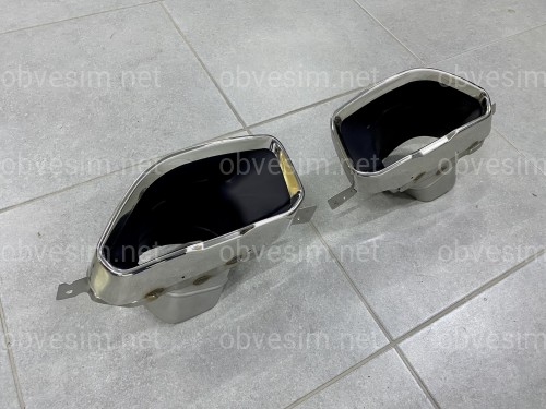 Насадки на выхлопные трубы M Perfomance BMW G20 G21 G22 G23 G26 G42 хром