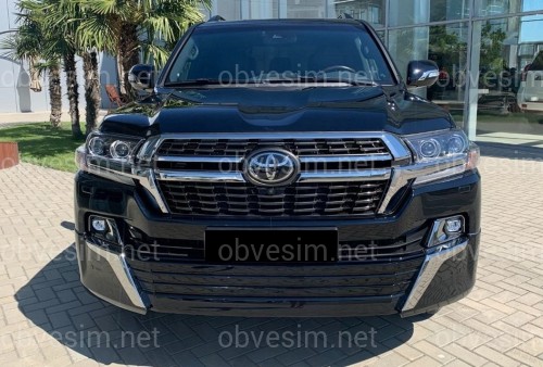 Решетка радиатора дизайн 2021 для Toyota Land Cruiser 200 2015-2021