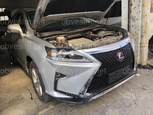 Обвес бампер передний Lexus RX 2012-2015 F-Sport в стиле 2016+