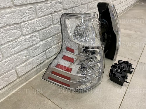 Задние фонари белые рестайлинг 2014+ Lexus GX 460 2009-2023 2шт.