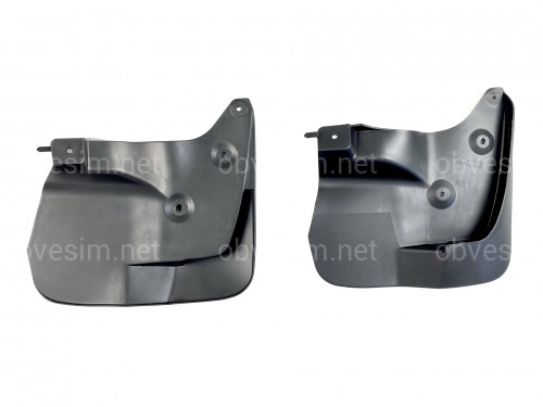 Брызговики передние для Lexus LX 570 2008-2015 / Toyota Land Cruiser 200 2007-2021 под подножки с подсветкой комплект 2шт