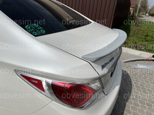 Спойлер лип Hyundai Sonata YF 2010-2015 ABS пластик под покраску