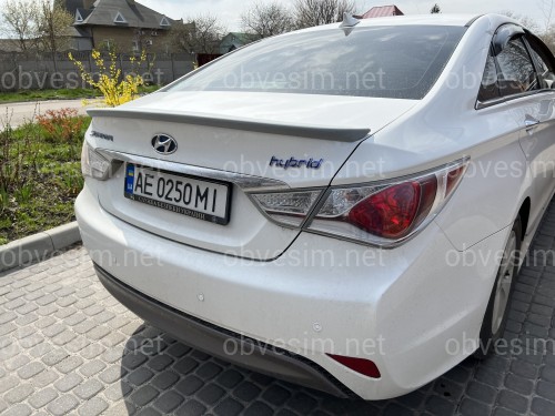 Спойлер лип Hyundai Sonata YF 2010-2015 ABS пластик под покраску