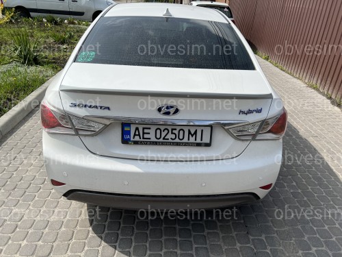 Спойлер лип Hyundai Sonata YF 2010-2015 ABS пластик под покраску