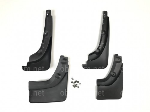 Брызговики под расширители арок Toyota Rav-4 2006-2012 комплект 4 шт.