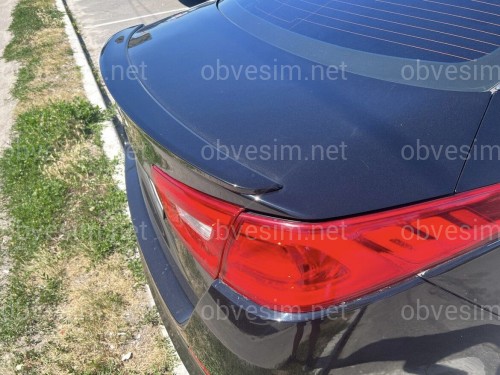 Спойлер лип на багажник Kia Optima 2014-2015 ABS пластик под покраску