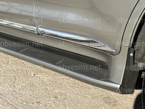 Хромированные молдинги на двери Lexus LX 570 / 450D 2015-