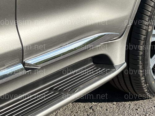 Хромированные молдинги на двери Lexus LX 570 / 450D 2015-