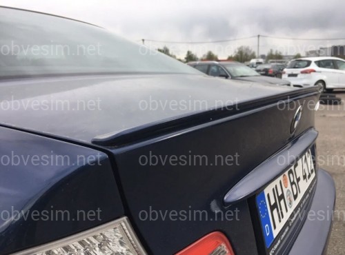 Спойлер лип багажника BMW 3 E46 ABS пластик под покраску