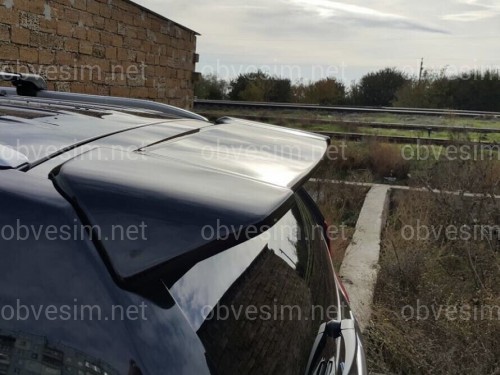 Спойлер козырек Mitsubishi Pajero Sport 2015-2019 ABS пластик под покраску