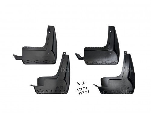 Брызговики Volkswagen ID.4 / ID.4X 2020+, комплект 4шт.