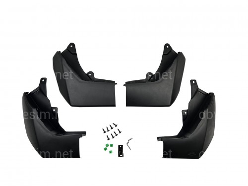 Брызговики Land Rover Discovery 3 2004-2008 комплект 4 шт.