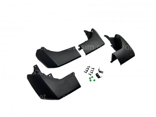 Брызговики Land Rover Discovery 3 2004-2008 комплект 4 шт.