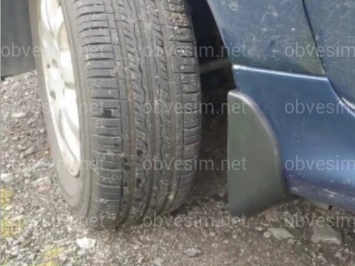 Брызговики Peugeot 206 хетчбек 2004-2008, комплект 4шт.