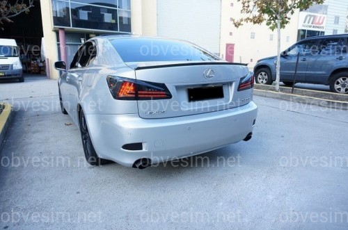 Задние фонари Lexus IS 2006-2012 дымчатые
