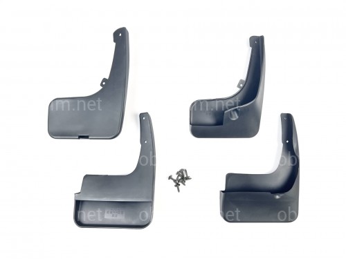 Брызговики Peugeot 206 хетчбек 2004-2008, комплект 4шт.