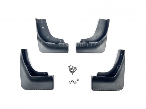 Брызговики Peugeot 2008 2013-2019, комплект 4шт.