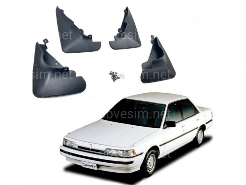 Брызговики Toyota Camry V20 1987-1991, комплект 4шт.