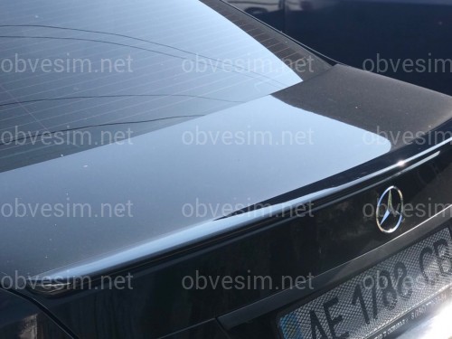 Спойлер лип на багажник Mercedes-Benz C-class W204 2007-2014 ABS пластик под покраску