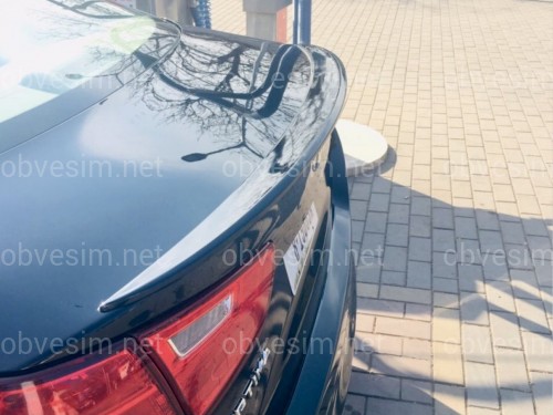 Спойлер лип на багажник Kia Optima 2014-2015 ABS пластик под покраску