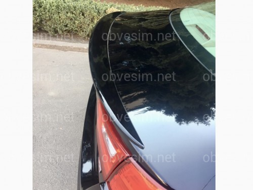 Спойлер лип на багажник Kia Optima 2014-2015 ABS пластик под покраску