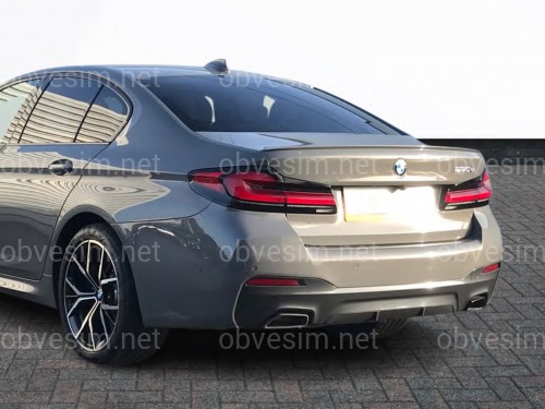 Задний бампер M Paket LCI BMW 5 Series G30 LCI 2017-2022