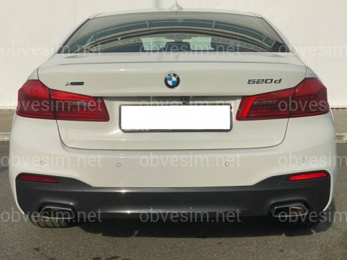 Задний бампер M Paket BMW 5 Series G30 2017-2020