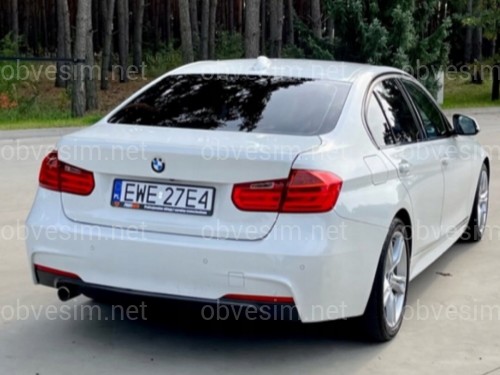 Задний бампер M Paket BMW 3 Series F30 2012-2018