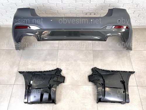 Задний бампер M Paket BMW 5 Series G30 2017-2020