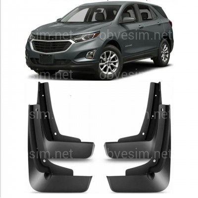 Брызговики Chevrolet Equinox 2017-2021 комплект 4 шт.