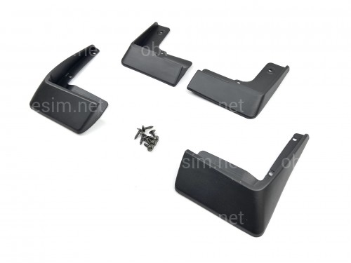 Брызговики Toyota Prius XW30 2009-2015, комплект 4шт.