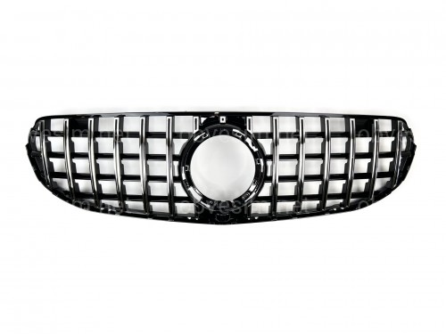 Решетка радиатора GT CHROME Mercedes GLC-Class X253 / C253 2020-2023 (НЕ AMG)