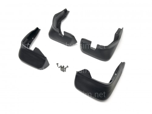 Брызговики Honda Jazz / Fit  2001-2007, комплект 4шт.