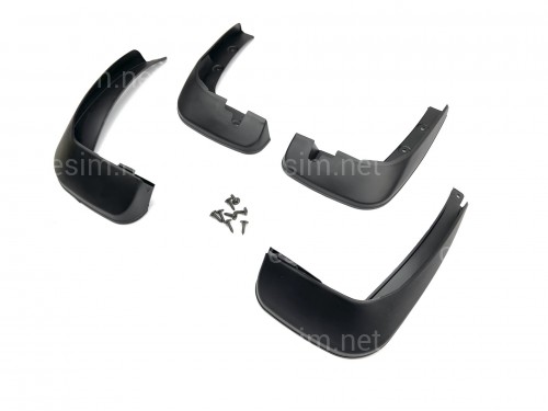 Брызговики Honda Jazz / Fit 2010-2013, комплект 4шт.