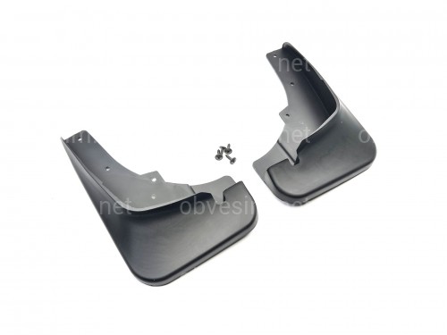 Брызговики передние Mitsubishi Outlander XL 2007-2012 под узкий порог комплект 2 шт