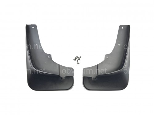 Брызговики передние Mitsubishi Outlander XL 2007-2012 под узкий порог комплект 2 шт