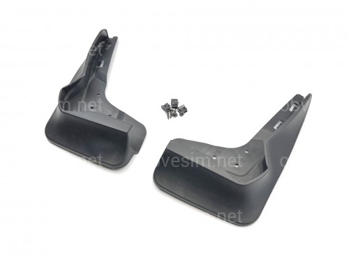 Брызговики передние Mercedes Benz ML W166 12-15 / GLE W166 15-18 AMG пакет! комплект 2шт