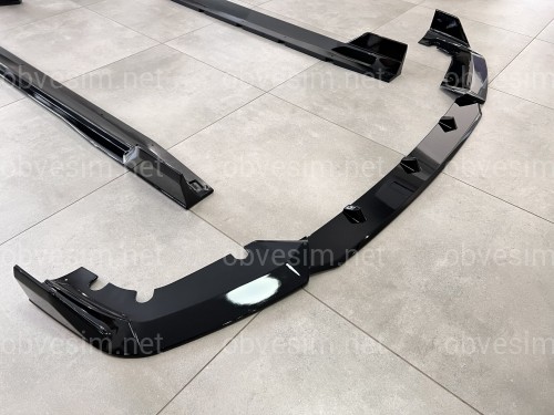Комплект обвеса накладки бампера лезвия порогов для BMW X5M F95 2019-2022