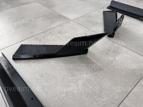 Комплект обвеса накладки бампера лезвия порогов для BMW X5M F95 2019-2022