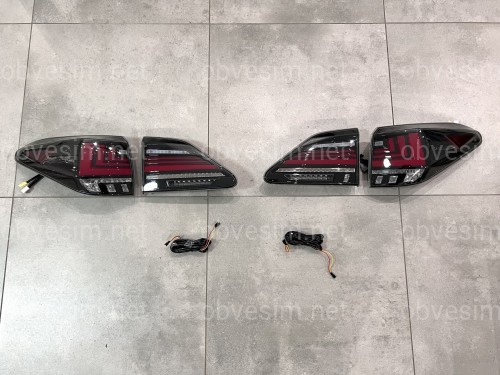 Задние фонари Lexus RX 350 / 450h 2009-2015 в стиле рестайлинг 2020+ 4шт